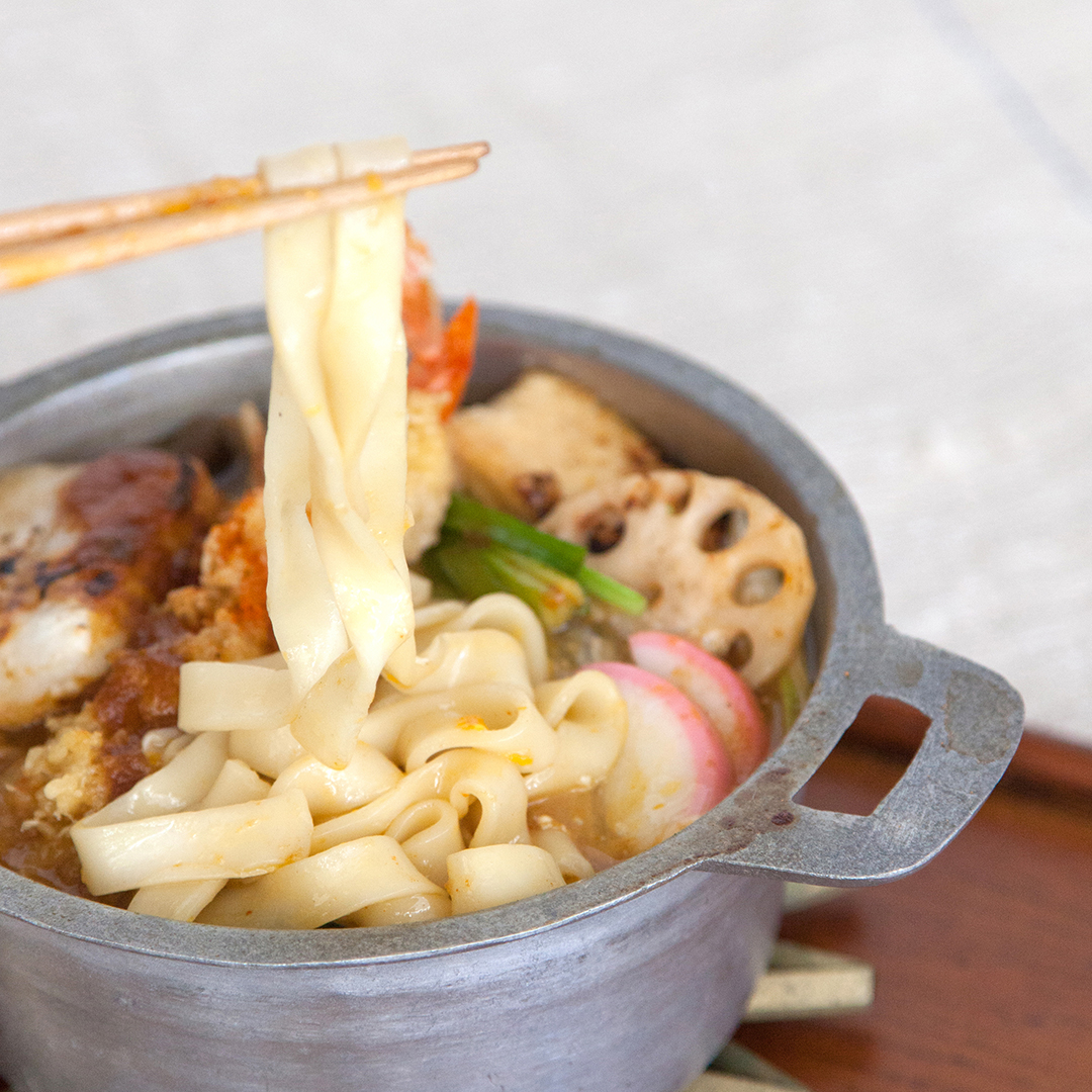 餅入り鍋焼きカレーうどん