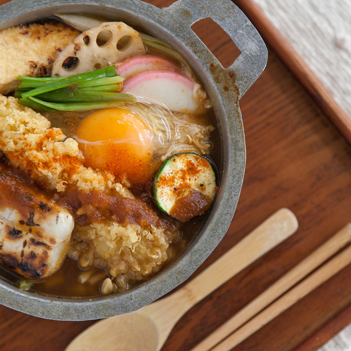 餅入り鍋焼きカレーうどん