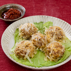 レンジで簡単 れんこん焼売