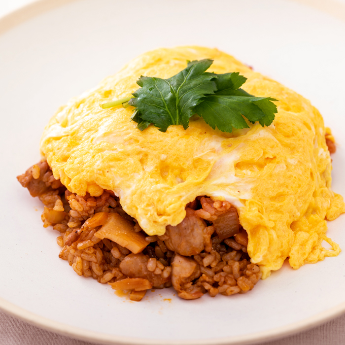 ふんわり卵の狂辛カレーチキンライス