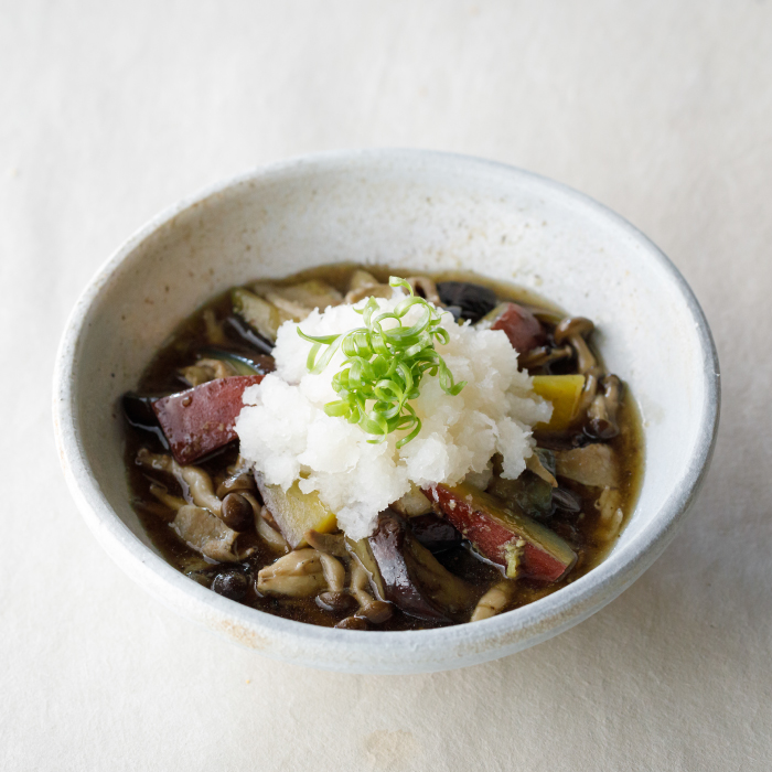 豚バラと秋野菜のみぞれあんかけ