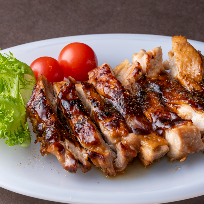 白味噌と柚子七味の照り焼きチキン