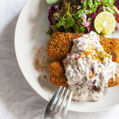 サーモンフライ～和風漬物タルタルソース～