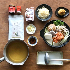 鱈と豆腐とチーズの激辛キムチ鍋