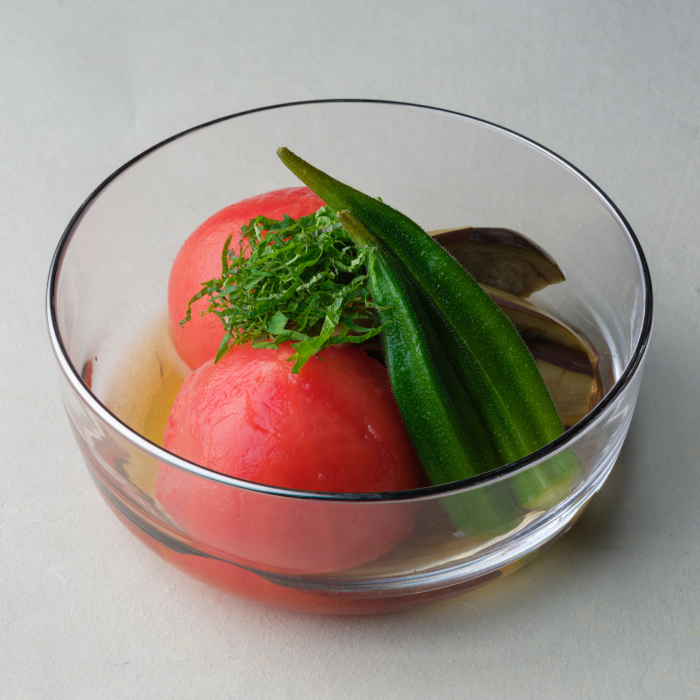 かけるだけ夏野菜のだし浸し